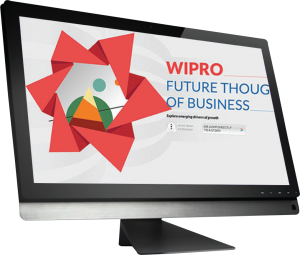 Wipro uses parallax design